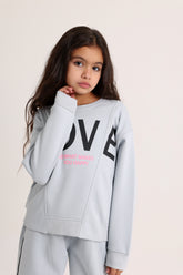 LOVE Striped Pants Gray Pajama